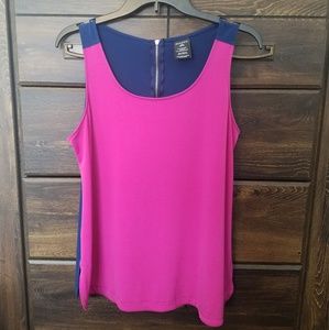 George two toned tank top